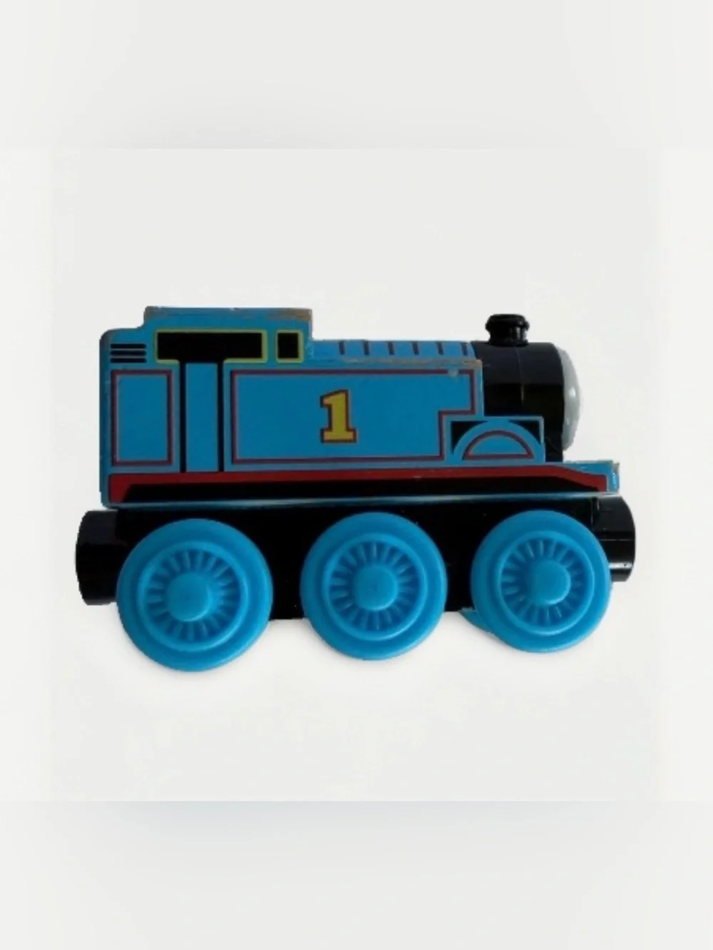 Thomas & Friends Wood Engine GGG29 Blue Tank Train 1 Wooden Railway Mattel Toy